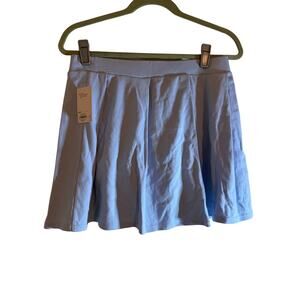 Light Blue Skater Mini Skirt NWT Flared Pleated